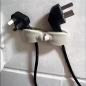キッチン家電用6個セットTPUケーブルオーガナイザークリップ - ブラック、ホワイト、グレー - エアフライヤー、ブレンダー、コーヒーメーカー用コード管理ソリューション - オフィス、ベッドルーム、教室用のきちんとしたワイヤーホルダー