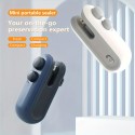 携帯用ミニスナックバッグシーラー、充電式2in1カッターバッグヒートシーラー（チップ用）、食品鮮度保持プラスチック袋リセーラー、小型封筒機、USB充電式ヒート真空シーラー、フードストレージシーラー