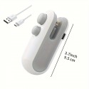 携帯用ミニスナックバッグシーラー、充電式2in1カッターバッグヒートシーラー（チップ用）、食品鮮度保持プラスチック袋リセーラー、小型封筒機、USB充電式ヒート真空シーラー、フードストレージシーラー