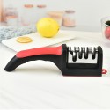 4段階プロフェッショナルキッチンナイフシャープナー - シェフ用タングステン＆ダイヤモンドセラミック研ぎ石
