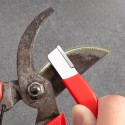 1pc プロフェッショナル タングステン ダイヤモンド セラミック ナイフシャープナー - 多様なブレードの研削に適した多用途ツール、キッチン研削石、ガーデンシェアーズ、亜鉛合金構造、キッチン研削石 | プロフェッショナルシャープナー | 耐久性のある構造、ナイフシャープナー