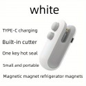 USB充電式2-in-1ミニヒートシーラー&スナックバッグマシン - ポータブル、使いやすい食品シーラー - プラスチックバッグ、チップパックなど - 300mAhリチウムバッテリー、鮮度の保証、食品保存機器|コンパクトスナックシーラー|USB駆動機器、ミニヒートシーラー