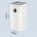 35畳用コンパクト空気清浄機 - エネルギー効率高、USB駆動、360°循環、静音動作、ほこり・ペットの毛・臭い除去、PM2.5消臭、家庭用に最適、臭い除去装置 | モダン空気清浄機 | 効果的な空気循環、家庭用空気清浄機