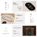 LEDライト付き2.5Lサウンドウェーブテクノロジーデスクトップ加湿器、ダブルミスト調整、静音操作、大容量で部屋＆ベッドルーム用、メンテナンス簡単、ホワイト、湿度制御｜アンビエントLEDライト｜ミスト出力調節可能な空気加湿器