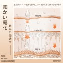 LEDライト付き2.5Lサウンドウェーブテクノロジーデスクトップ加湿器、ダブルミスト調整、静音操作、大容量で部屋＆ベッドルーム用、メンテナンス簡単、ホワイト、湿度制御｜アンビエントLEDライト｜ミスト出力調節可能な空気加湿器