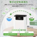 【除湿量1000ml/日!!】除湿機 小型 除湿器 除湿機 空気清浄機 衣類乾燥 省エネ PSE認証済み 部屋干し 梅雨/結露/湿気/カビ対策 ダブルペルチェ素子搭載 お任せモード 満水自動OFF 切タイマー機能 静音 卓上 コンパク狭所向け 七色ランプ 脱衣所/台所/トイレなどに適用(ホワイト)