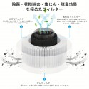 20畳用静音空気清浄機 - 雨季カビ対策、3段階ファン、タイマーモード、殺菌、消臭、ライト付き集塵、タバコ/ペット/カビ/PM2.5除去、省エネ、軽量、家庭用空気清浄機、高性能、対策、卓上型