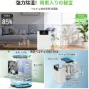 【除湿量1000ml/日!!】除湿機 小型 除湿器 除湿機 空気清浄機 衣類乾燥 省エネ PSE認証済み 部屋干し 梅雨/結露/湿気/カビ対策 ダブルペルチェ素子搭載 お任せモード 満水自動OFF 切タイマー機能 静音 卓上 コンパク狭所向け 七色ランプ 脱衣所/台所/トイレなどに適用(ホワイト)