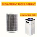1個 空気清浄機フィルターカートリッジ - ミニデスクトップイオンクリーナーと互換性あり、AirFreshenerおよび汚染物質除去のための高効率交換用、小型空気清浄機に適合、家庭用空気清浄機