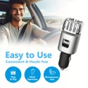 PD3.0 & QC3.0 USB C Type-C & Type-A デュアルポートアダプター付き 2-in-1 急速車載充電器空気清浄機 | iOS および Android スマートフォン、iPhone、Samsung Galaxy、Google Pixel、iPad、タブレット、アクセサリ用の急速充電 | 12V 車載ソケットで使用