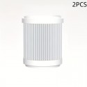 EJ-JHQ01 空気清浄機用 交換フィルター 2個入り、非静電 HEPA カートリッジ、活性炭フィルター、プラスチック素材、電池不要