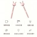 かわいいトナカイの角ミニ加湿器 - 携帯用USB駆動ミストアトマイザー、鹿耳付きピンクのカートゥーンデザイン、小型＆静かな操作で10㎡以下の部屋に適したコンパクトルーム加湿器 | 装飾用加湿器 | 透明な収納、空気加湿器