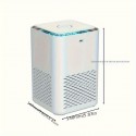 寝室用空気清浄機、デスクトップ空気清浄機、H13 True HEPAフィルター搭載のポータブルイオン空気清浄機（ほこり、臭い、花粉、ペットのフケ用）、低騒音睡眠モード付きのポータブルルーム空気清浄機（デスクトップオフィス用）、素晴らしいギフト
