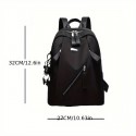 調節可能なストラップ、ジッパークロージャー＆合成レザーライクライニング付きスタイリッシュベージュバックパック - 学校、旅行、日常使用に多用途、トラベルバックパック