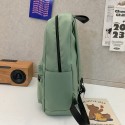 高校生のシンプルな無地のカジュアルリュックサック。アウトドア通勤に適しており、広々としていて、軽量で、汎用性があり、ラップトップ用に設計されています。