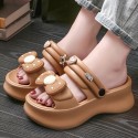 レディース plataforma サンダル、夏用、室内履きにも、滑り止め