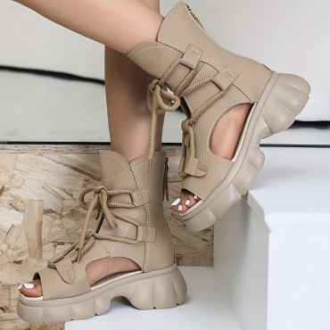 夏の新作レトロホールハイカットローマンク...