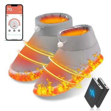 電動スリッパフットウォーマー【APP温度...