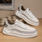 メンズビンテージカジュアルスニーカー -...