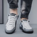男性用の通気性のあるニットカジュアルスポーツシューズ、スリッパのような簡単に履きやすい、春夏の服に最適です。