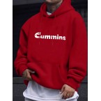 メンズカジュアルプリントフーディー - ...