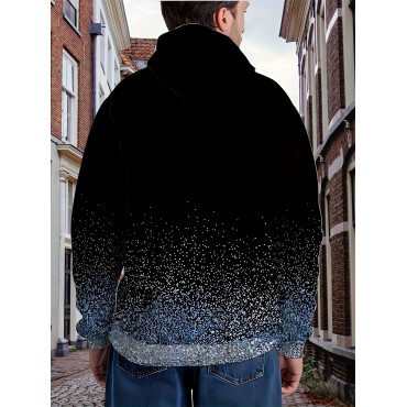 星空グラデーションプリントパーカー - ...