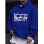 メンズカジュアルフード付きスウェットシャ...