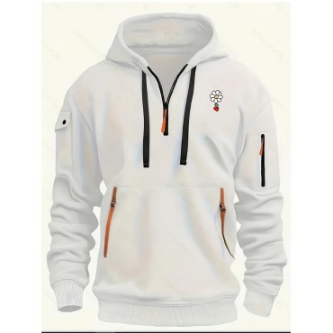 メンズ カジュアル フローラルプリント＆...