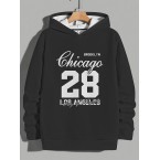 男性用の3Dデジタルプリントフード付きス...